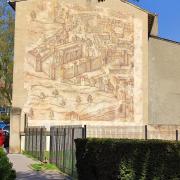 Fresque de Lyon au XVe rue des Macchabées